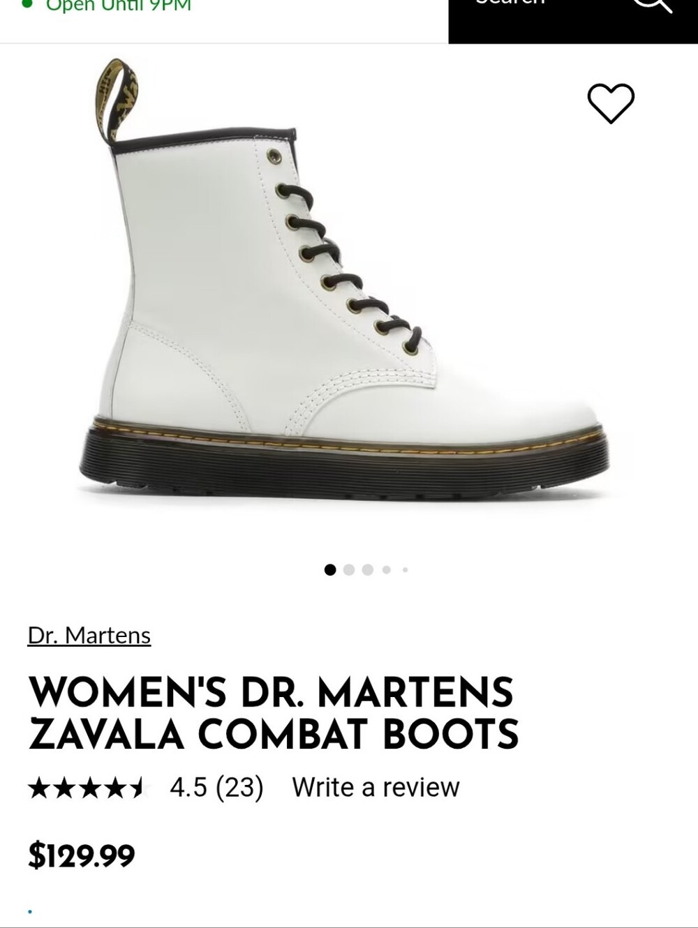 Dr. Martens Zavala Combat Boots